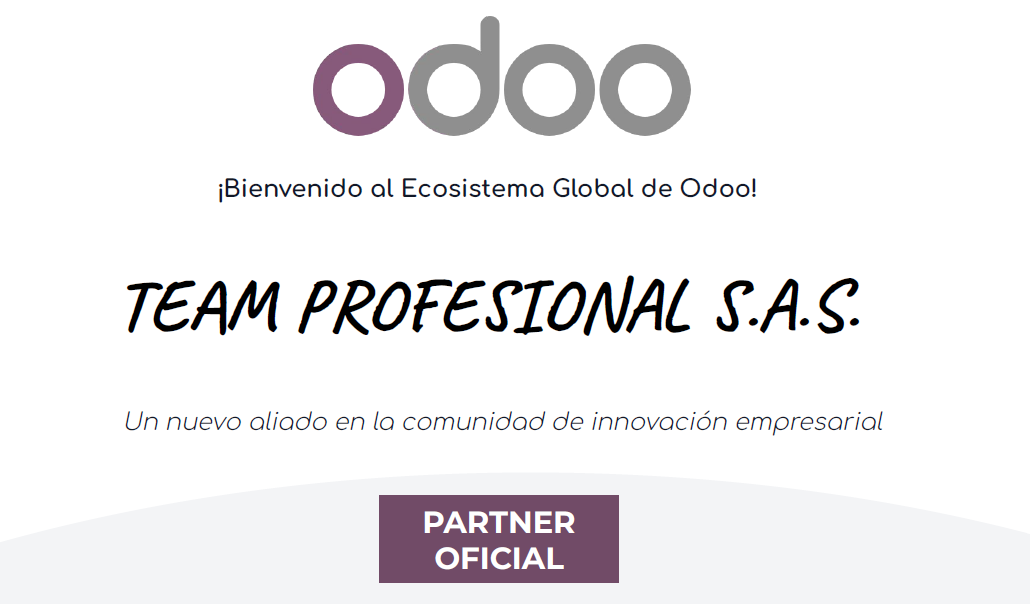 Certificado de partner Oficial
